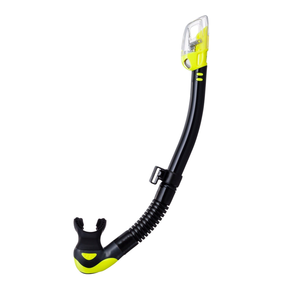 Tusa Hyperdry Elite II Snorkel-Flash Yellow Black Silicone