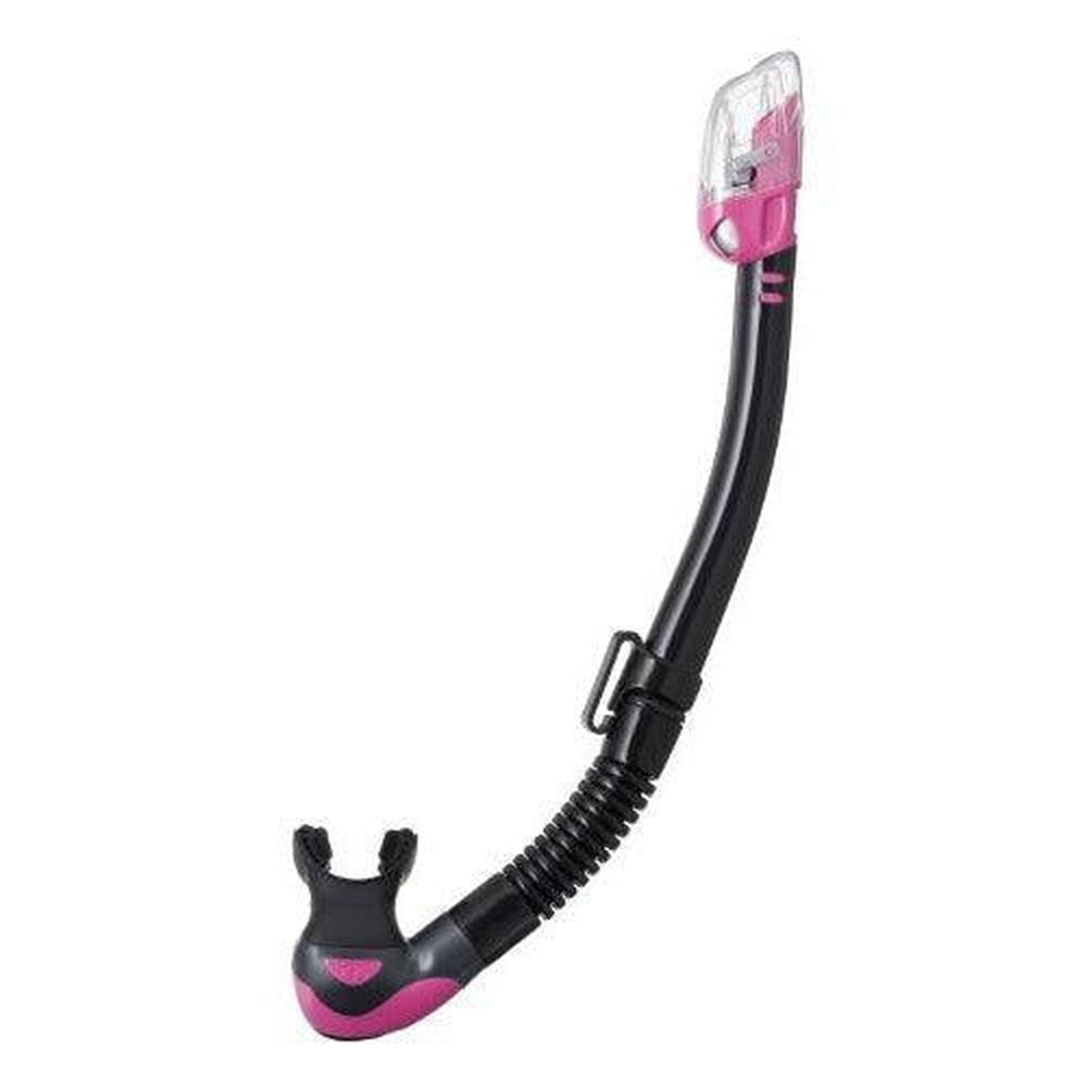 Tusa Hyperdry Elite II Snorkel-Hot Pink Black Silicone