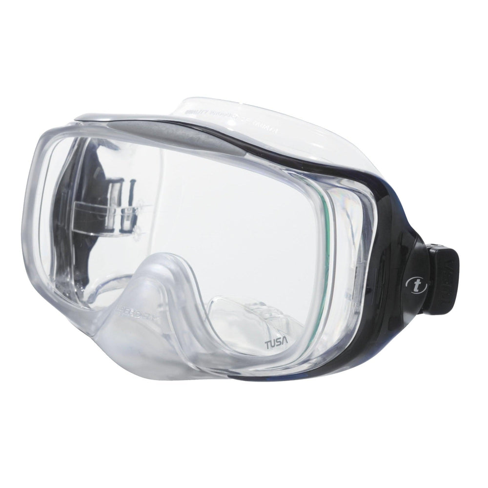 Tusa Imprex 3-D Hyperdry Single Lens Scuba Diving Mask-Black