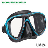 Tusa Powerview Dry Dive Mask and Snorkel Combo (UM-24/USP-250)-