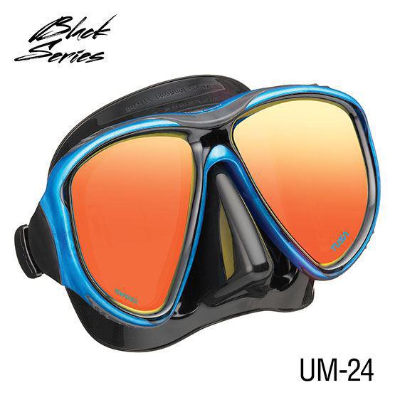 Tusa Powerview Mirrored Dive Mask and Snorkel Combo (UM-24/USP-250)-