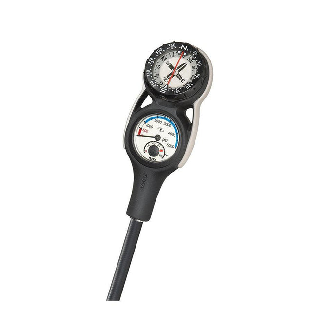 Tusa SCA-270 SPG Combo High Pressure Gauge and Compass Luminescent Dial Console-