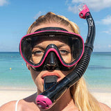 Tusa Serene Mirrored Dive Mask and Snorkel Combo (M16/SP250)-