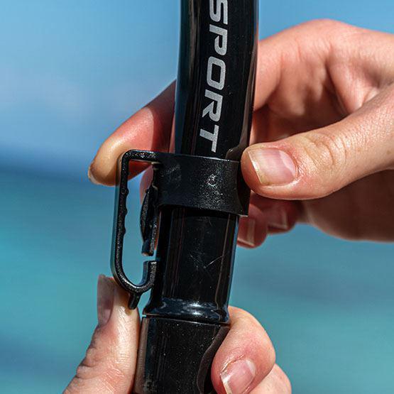 Tusa Sport Adult Hyperdry Elite Dry Snorkel-