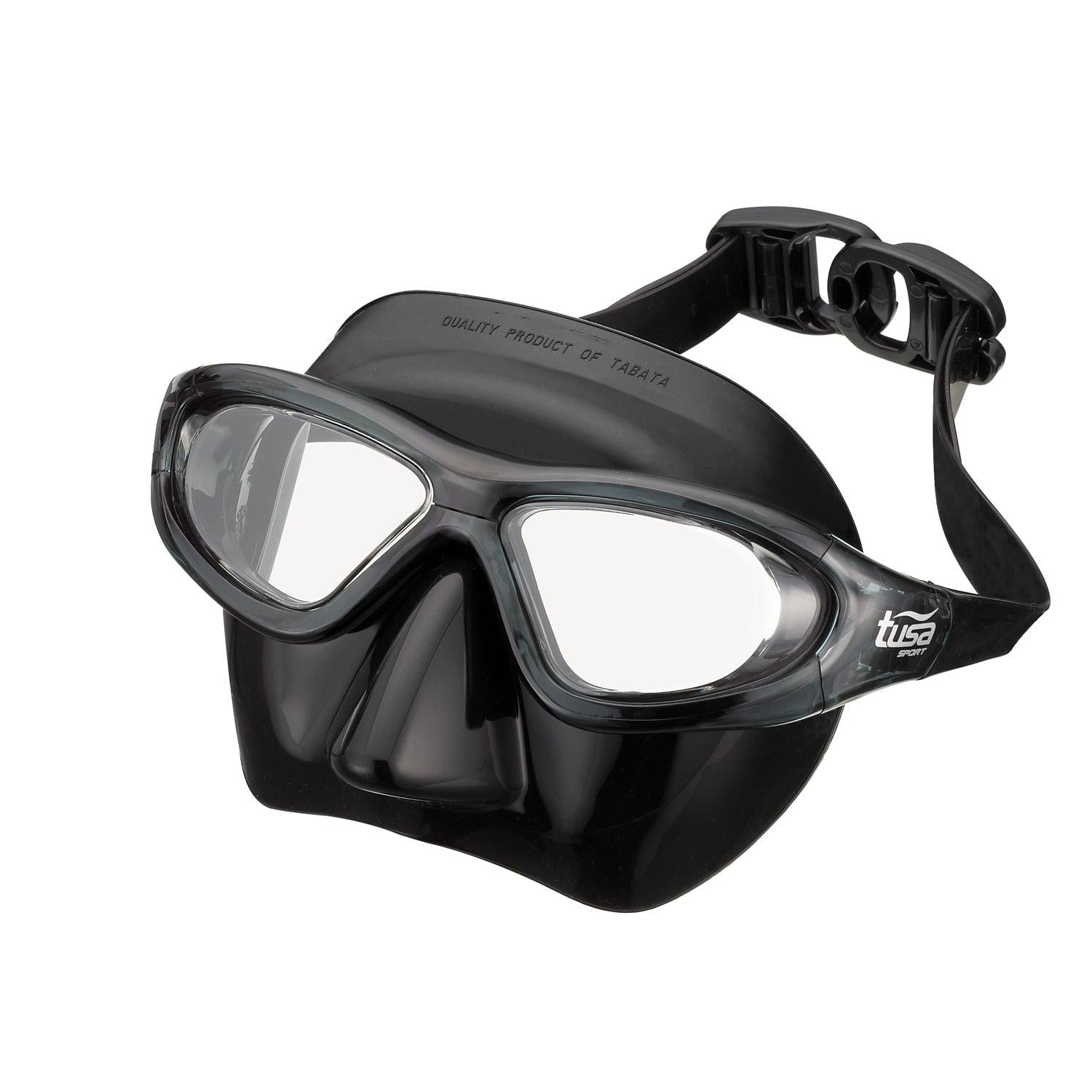 Tusa Sport Freediving Mask-Black/Smoke