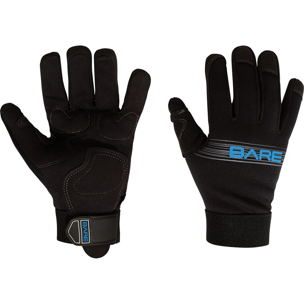 Used Bare 2mm Tropic Pro Gloves-Black