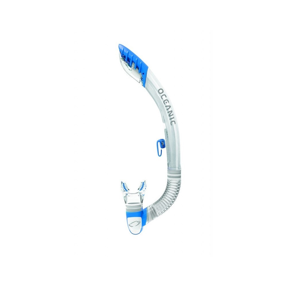 Used Oceanic Ultra Dry 2 Snorkel-Clear/Blue