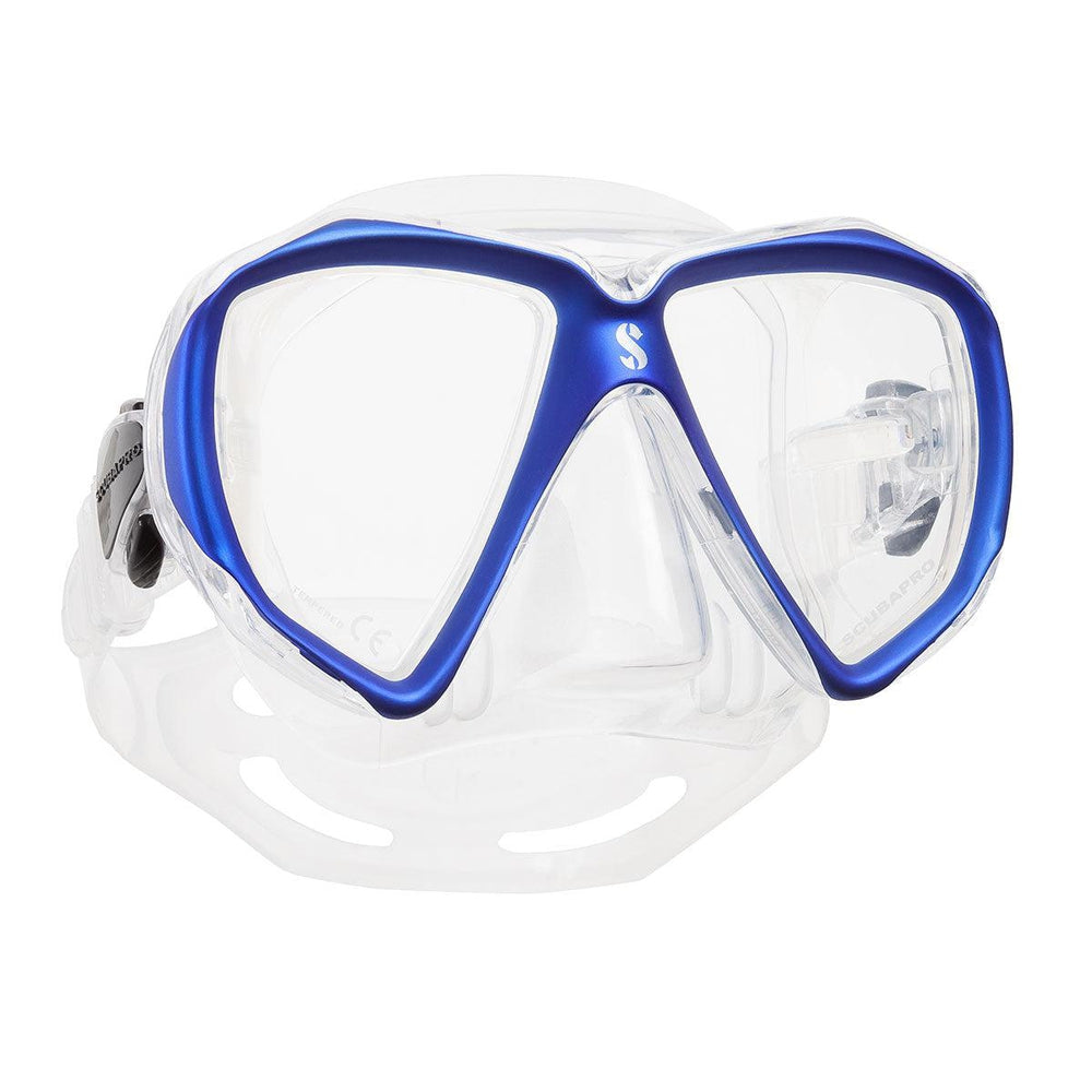 Used Scubapro Spectra Mask-Blue/Clear Skirt