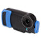 Watershot PRO Underwater Smart Phone Camera Housing Kit for iPhone 6/6s Plus (Flat & Wide angle lens)-Black Snorkel Blue
