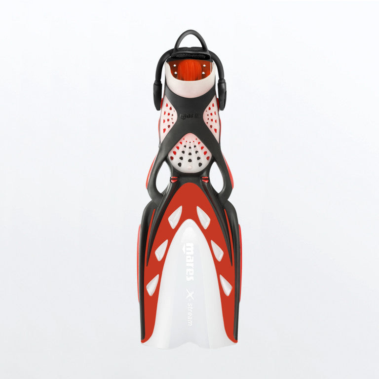 Mares X-Stream Open Heel Dive Fins-Red